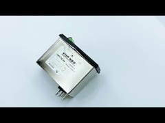 Casse métallique EMI Filtre d'alimentation OEM ODM 120V 250V Monture de surface