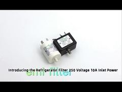 Filtre du bruit Filtre pour machine à laver Appareil électroménager Filtres électriques 16A Filtre CEI pour la maison nous