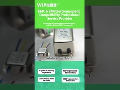 Filtres RFI à phase unique de type CE ROHS 0.5A-300A Filtres à interférences électroniques