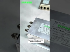 Filtre EMI à faible débit avec perte d'insertion minimale de 50 dB et impédance d'entrée de 50Ω