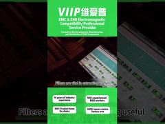 Ligne d'alimentation à faible débit Filtre EMI AC 110V 250V avec fil conducteur