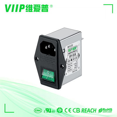 acheter Caisse 6A 250V EMI Noise Filter 1500VDC EMI Filter passe-bas en métal online manufacture