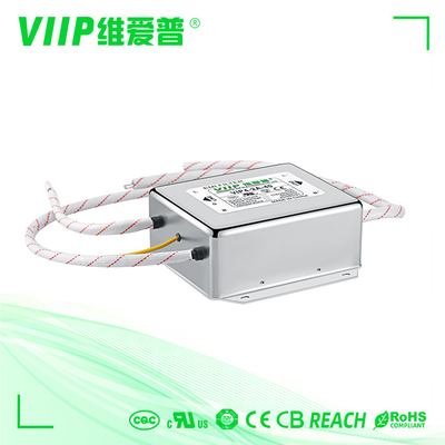 Filtre EMI CA pour la chaîne d'alimentation CA Plage de température -25 °C- 85 °C Fonction de transfert Inclus Conception compacte