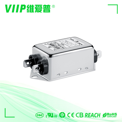 VIIP Ligne électrique métallique Filtre EMI 1A Ligne électrique électromagnétique monophasique