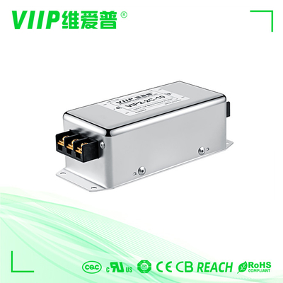 110V 250VAC filtre à C.A. de 3 phases de perturbation électromagnétique du filtre secteur 15A
