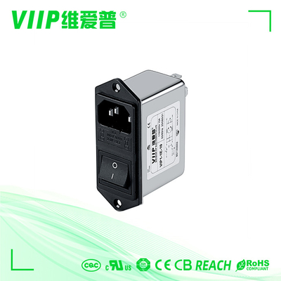 C14 prise masculine IFR EMI Suppression Filter 110VAC 250VAC avec le fusible