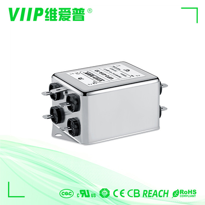 connexion à vis 1A-200A 250/440VAC filtre de bruit de ligne électrique triphasé passe-bas EMC