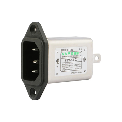 Filtre EMI ultracompact 110V/250VAC avec monture IEC