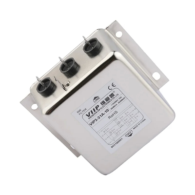 Protection de l'information Filtre EMI 3 phases avec 2700 VAC en ligne avec le sol et perte d'insertion de 60-90 dB pour la gestion des installations