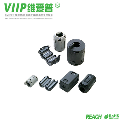 Suppression EMI Black Ferrite Core Snap Conçu pour une performance optimale