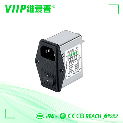 C.A. 250V 10A du CEI EMI Filter de ligne électrique fondu par bâti de panneau