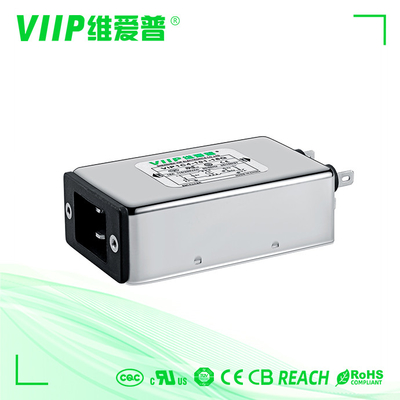 CE TUV ROHS monophasé d'Emi Power Line Filter 3A de prise du CEI