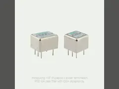 Filtre à basse vitesse de soldeur professionnel PCB avec perte de retour de 20 dB et impédance de 50 Ohms